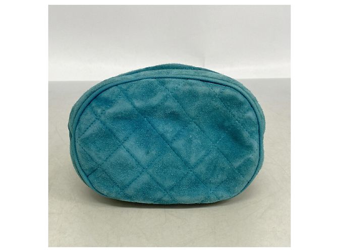 Borsa a spalla Chanel Matelassé Blu - vista 3