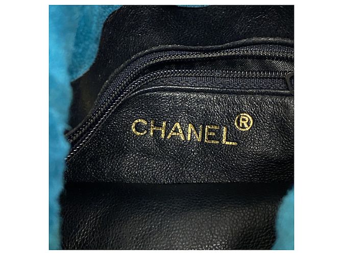 Borsa a spalla Chanel Matelassé Blu - vista 5