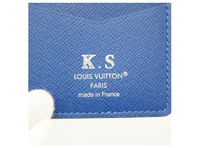 Organizer Louis Vuitton Taigarama Cobalt Card Case Blue - view 4