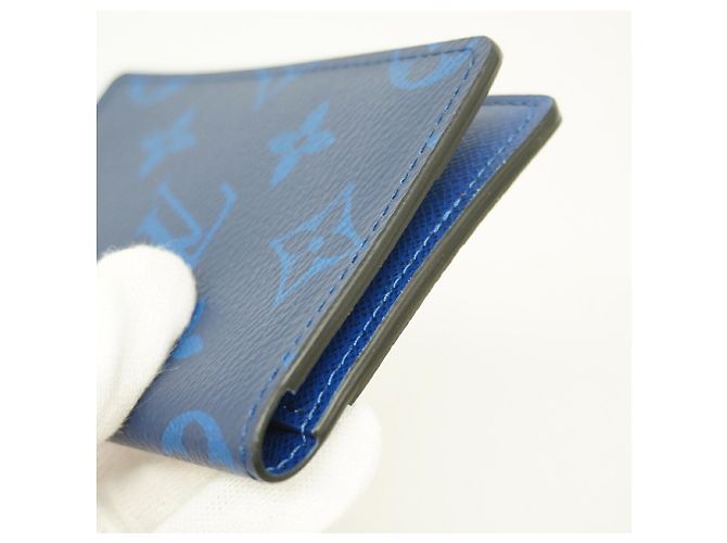 Organizer Louis Vuitton Taigarama Cobalt Card Case Blue - view 5