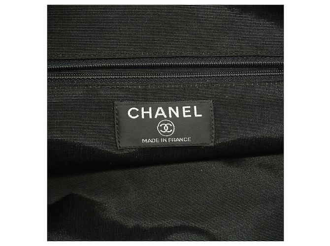 Borsa Tote in pelliccia Chanel marrone e azzurro Blu chiaro - vista 5