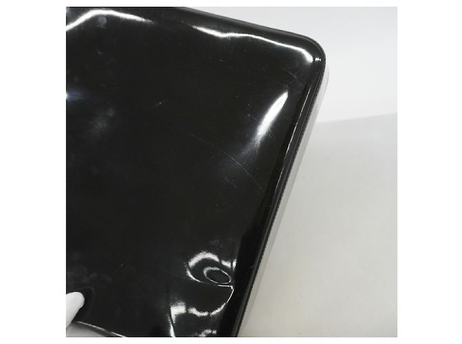 Chanel Tote Bag aus schwarzem Lackleder - Ansicht 12
