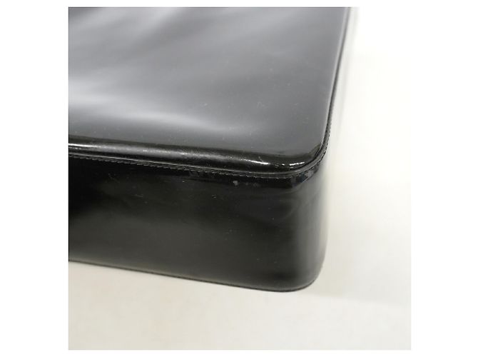 Chanel Tote Bag aus schwarzem Lackleder - Ansicht 6
