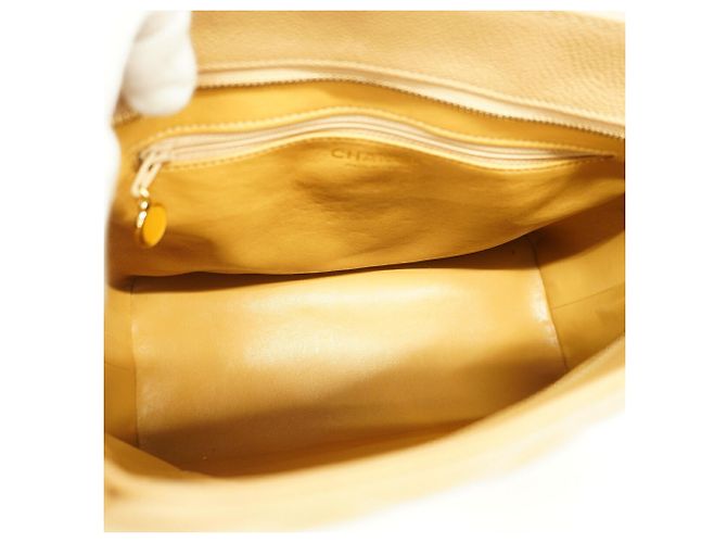 Saco Tote Chanel em couro de bezerro grão beige Bege - vista 4