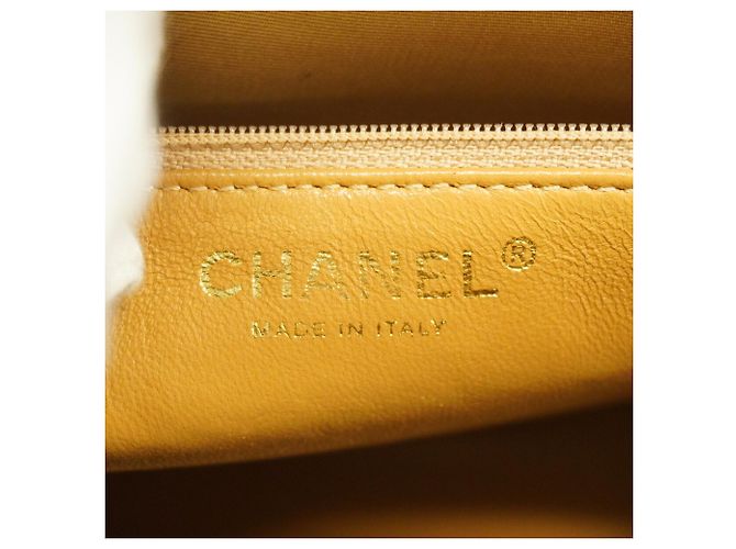 Saco Tote Chanel em couro de bezerro grão beige Bege - vista 5