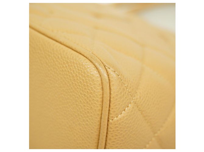 Saco Tote Chanel em couro de bezerro grão beige Bege - vista 6