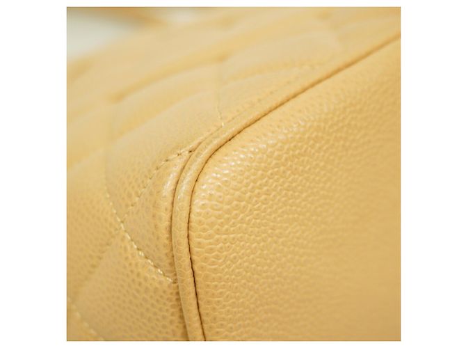 Saco Tote Chanel em couro de bezerro grão beige Bege - vista 7