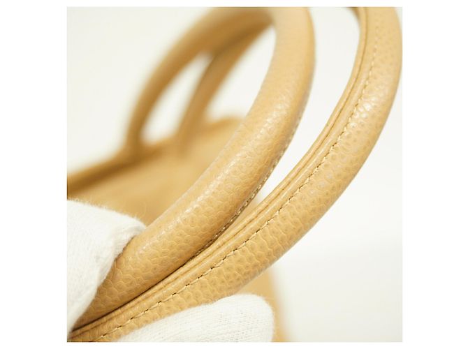 Saco Tote Chanel em couro de bezerro grão beige Bege - vista 8