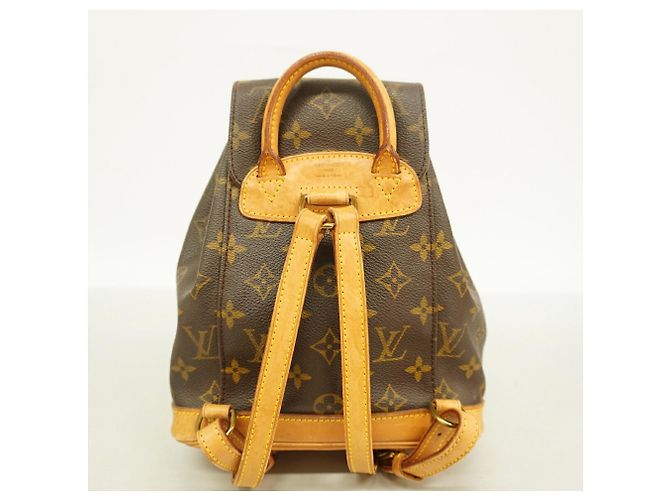 Louis Vuitton Monogram Mini Montsouris Rucksack Braun - Ansicht 11