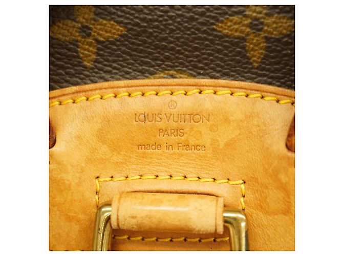 Louis Vuitton Monogram Mini Montsouris Rucksack Braun - Ansicht 5