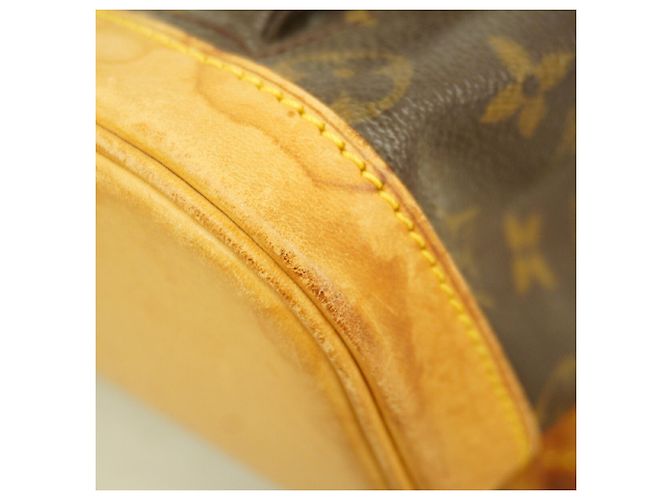 Louis Vuitton Monogram Mini Montsouris Rucksack Braun - Ansicht 6