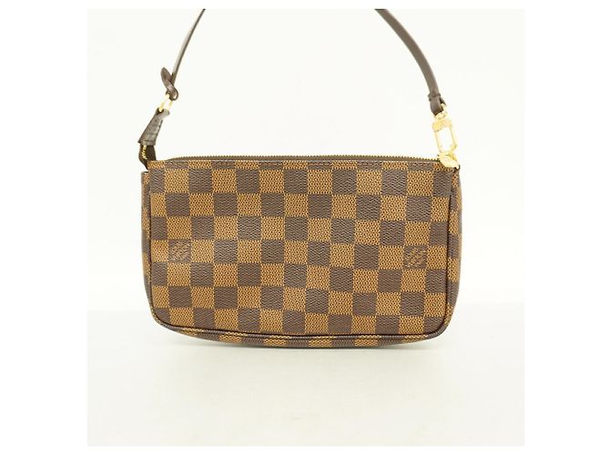 Louis Vuitton Damier Pochette Accessoires Bag/Pouch N51985 Ebene Women's Damier ebene - vista 8