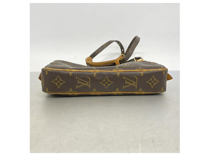 Borsa a tracolla Louis Vuitton Monogram Pochette Marly Bandoulière Marrone - vista 3