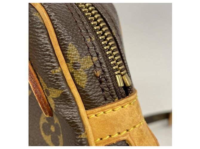 Borsa a tracolla Louis Vuitton Monogram Pochette Marly Bandoulière Marrone - vista 9