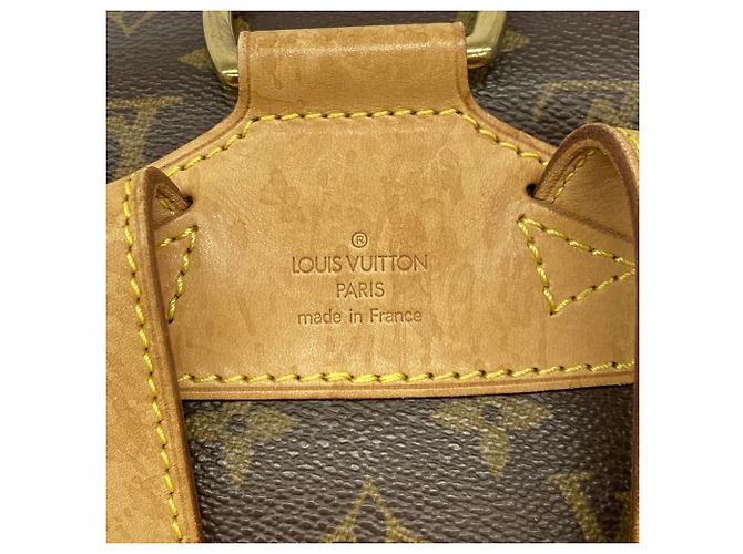 Zaino Louis Vuitton Monogram Montsouris MM Marrone - vista 5