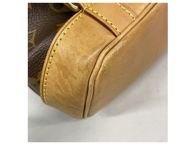 Zaino Louis Vuitton Monogram Montsouris MM Marrone - vista 6