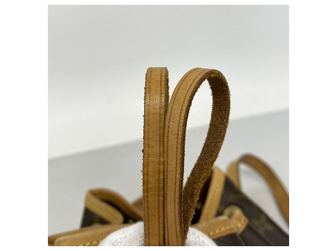 Zaino Louis Vuitton Monogram Montsouris MM Marrone - vista 9