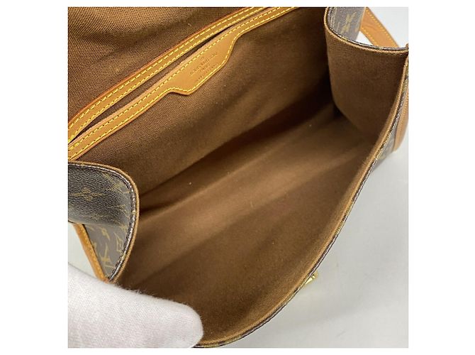 Borsa Louis Vuitton Monogram Bel Air M51122 Marrone - vista 4