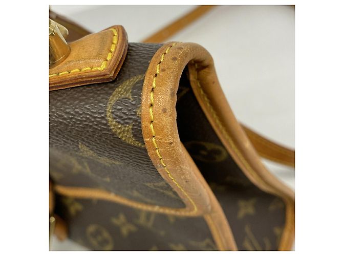 Borsa Louis Vuitton Monogram Bel Air M51122 Marrone - vista 7