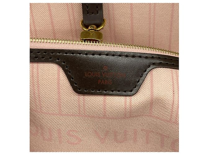 Louis Vuitton Damier Neverfull MM Tote Bag Pink Damier ebene - Ansicht 5