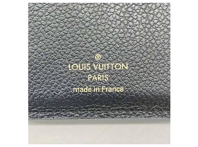 Portafoglio tri-fold Louis Vuitton in Noir Nero - vista 4