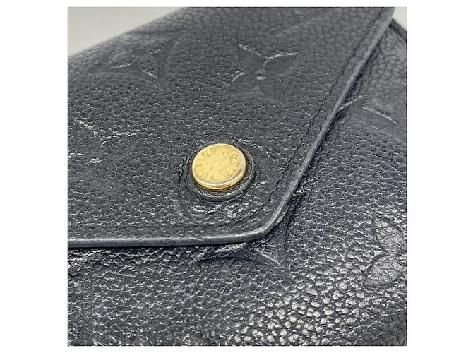 Portafoglio tri-fold Louis Vuitton in Noir Nero - vista 8