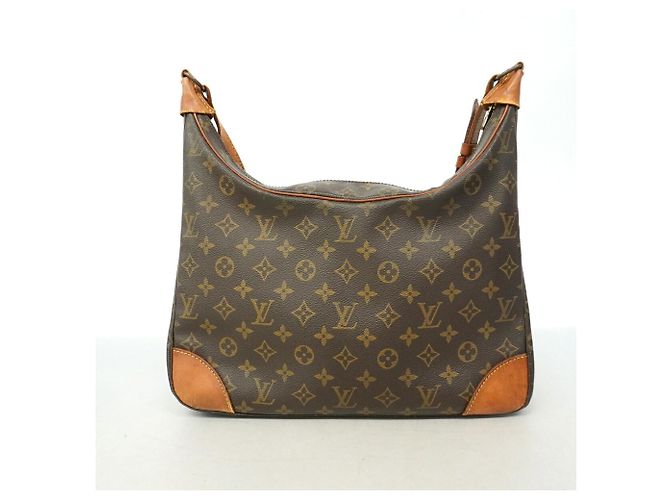 Borsa a tracolla Louis Vuitton Monogram Boulogne 35 Marrone - vista 11