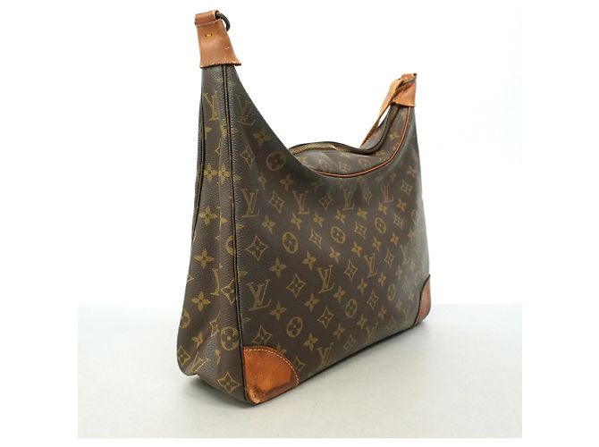 Borsa a tracolla Louis Vuitton Monogram Boulogne 35 Marrone - vista 2