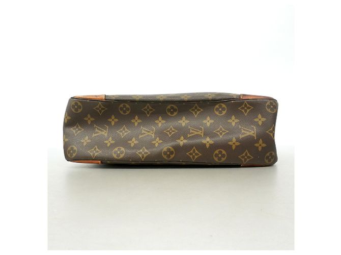 Borsa a tracolla Louis Vuitton Monogram Boulogne 35 Marrone - vista 3