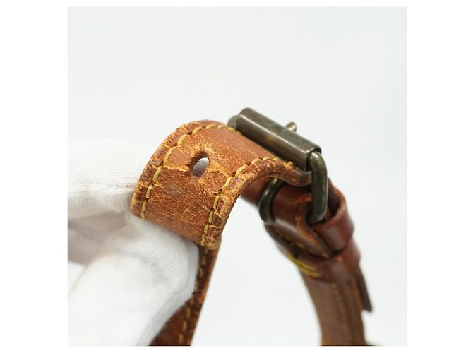 Borsa a tracolla Louis Vuitton Monogram Boulogne 35 Marrone - vista 8