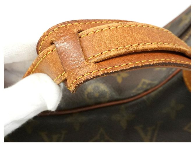 Borsa a tracolla Louis Vuitton Monogram Boulogne 35 Marrone - vista 9