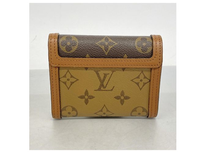 Cartera Louis Vuitton Tri-fold Castaño - vista 10