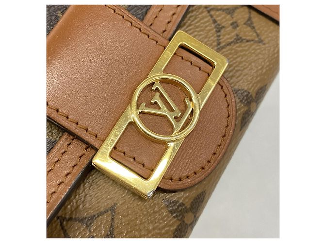 Cartera Louis Vuitton Tri-fold Castaño - vista 8