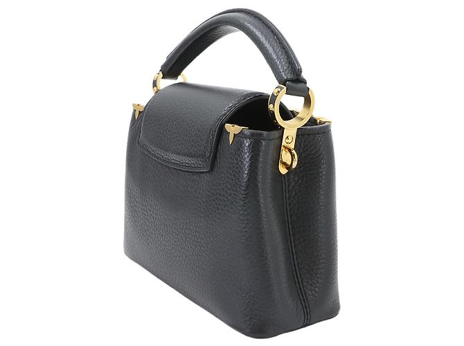 Borsa Louis Vuitton Capucines MINI Nero - vista 3
