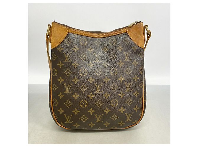 Bolso de hombro Louis Vuitton Monogram Odeon PM Castaño - vista 11