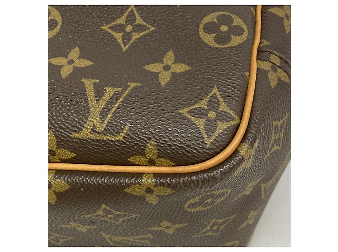 Bolso Louis Vuitton Monogram Deauville Castaño - vista 10