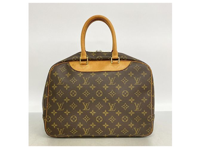 Bolso Louis Vuitton Monogram Deauville Castaño - vista 12