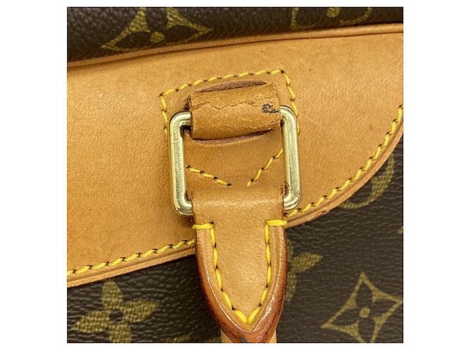 Bolso Louis Vuitton Monogram Deauville Castaño - vista 6