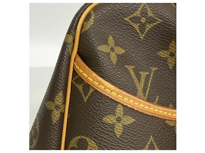 Bolso Louis Vuitton Monogram Deauville Castaño - vista 7