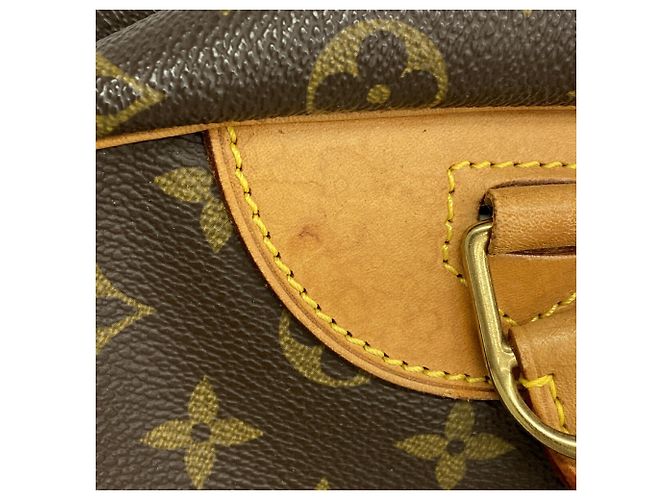 Bolso Louis Vuitton Monogram Deauville Castaño - vista 9