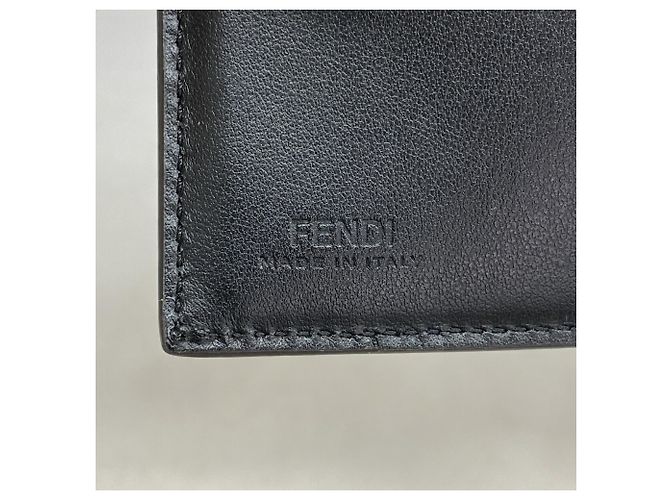 Fendi Zucca Wallet Brown Black PVC - view 4