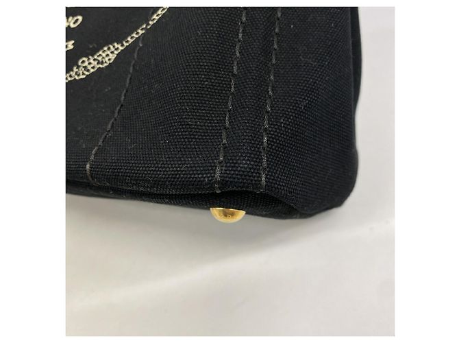 Prada Canapa Canvas Handtasche Schwarz - Ansicht 6