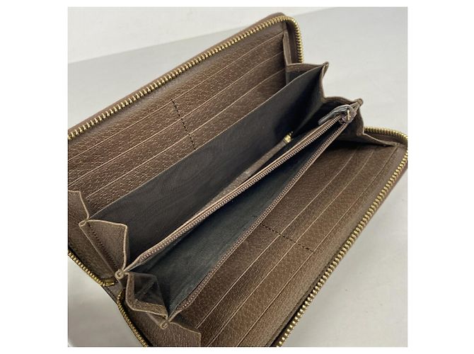 Cartera larga Gucci Ophidia Castaño - vista 3