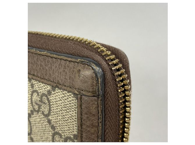 Cartera larga Gucci Ophidia Castaño - vista 5