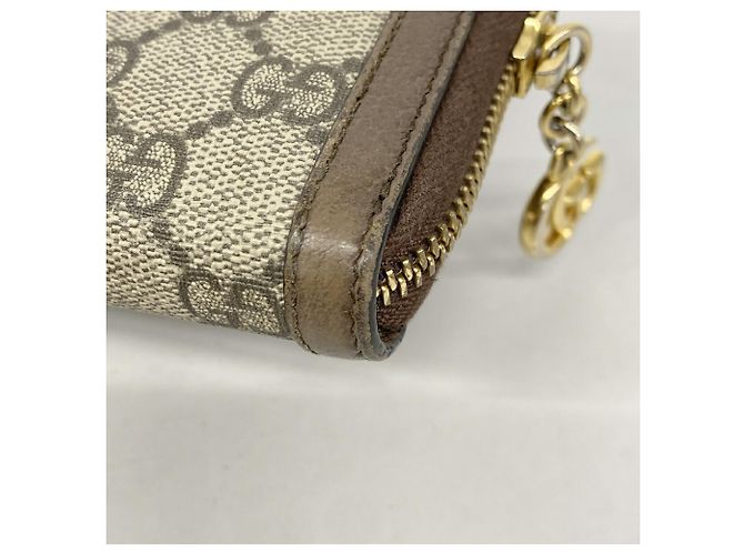 Cartera larga Gucci Ophidia Castaño - vista 6