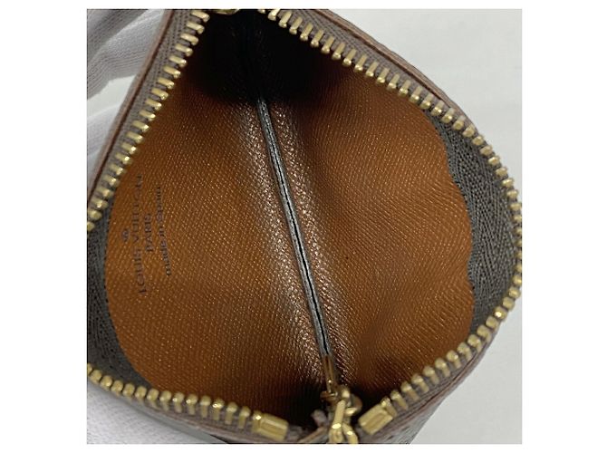 Louis Vuitton Monogram Pochette Clé Coin Case Braun - Ansicht 3
