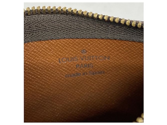 Louis Vuitton Monogram Pochette Clé Coin Case Braun - Ansicht 4
