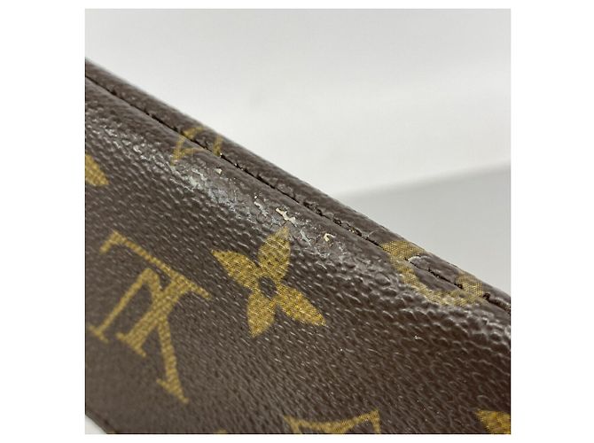 Louis Vuitton Monogram Pochette Clé Coin Case Braun - Ansicht 5