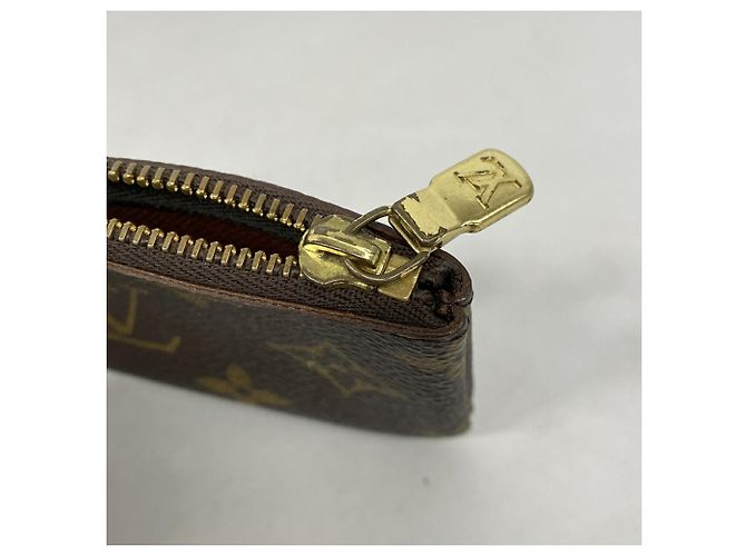 Louis Vuitton Monogram Pochette Clé Coin Case Braun - Ansicht 6