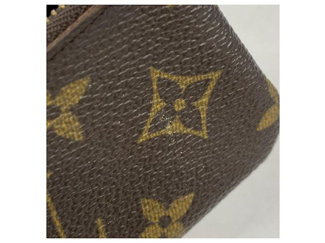 Louis Vuitton Monogram Pochette Clé Coin Case Braun - Ansicht 7
